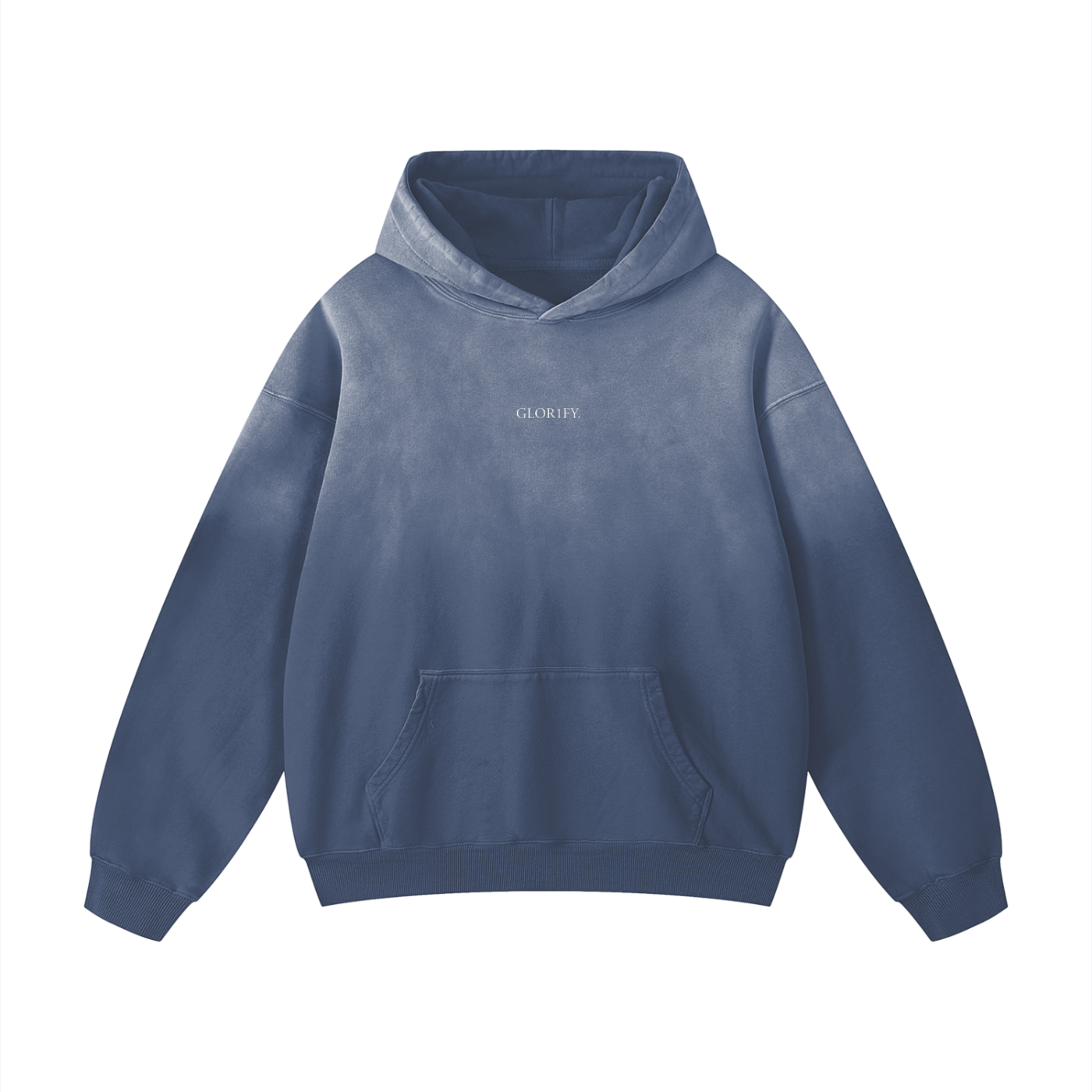 GLOR1FY Heavyweight Sun fade Oversized Hoodie