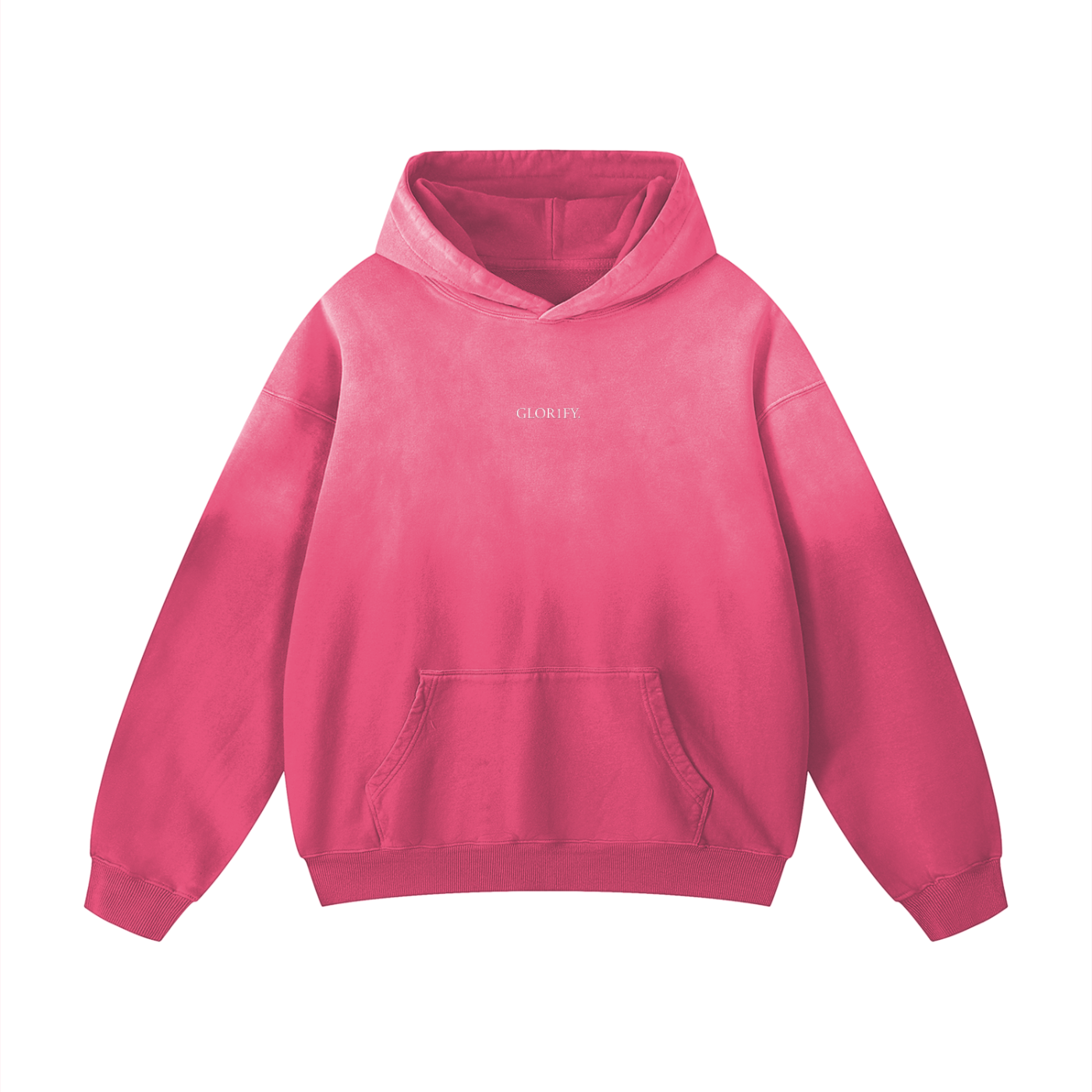 GLOR1FY Heavyweight Sun fade Oversized Hoodie