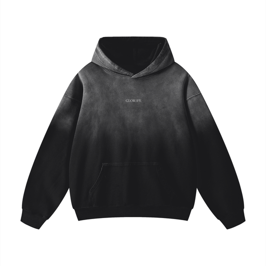 GLOR1FY Heavyweight Sun fade Oversized Hoodie