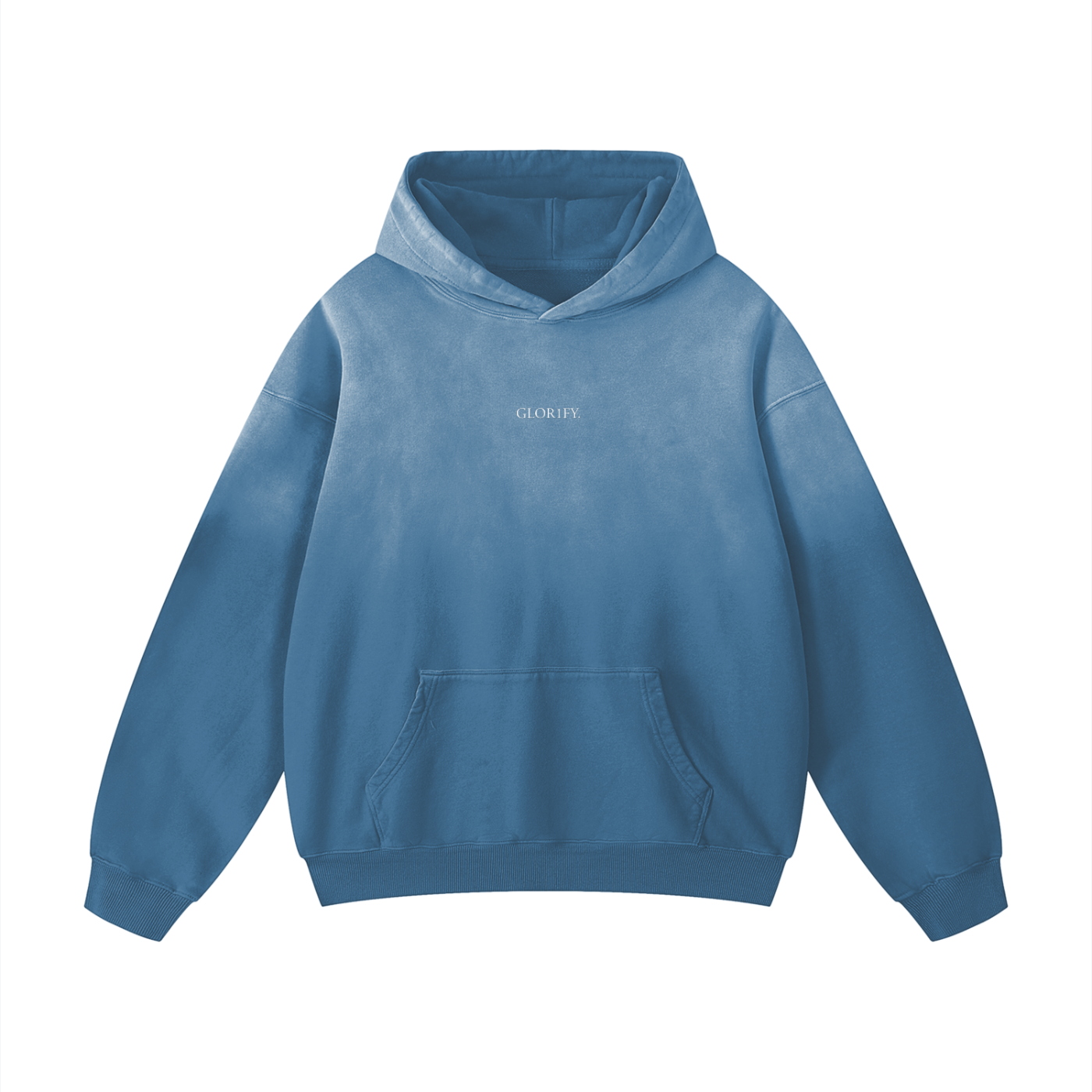 GLOR1FY Heavyweight Sun fade Oversized Hoodie